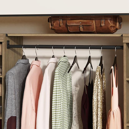 ClosetMaid Modular Storage Shelf and Hang Rod Kit, Sand