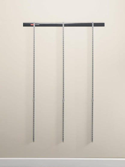 Rubbermaid FastTrack Garage 25" Upright with Extension, Extendable, Mount Into FastTrack Garage Rail, Garage Organization System (Pack of 3)