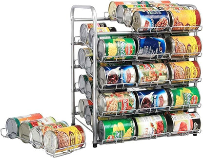Rice rat Can Organizer for Pantry, Can Rack Can Storage Dispenser for Canned Food (5 tiers)