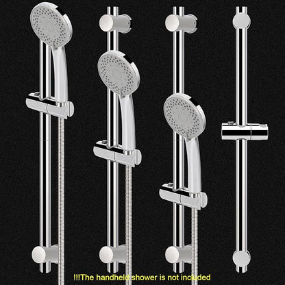 NearMoon Shower Slide Bar with Height/Angle Adjustable Handheld Shower Holder, Bathroom SUS 304 Stainless Steel Shower Head Holder for Bath (Screw Mounted, Chrome Finish)