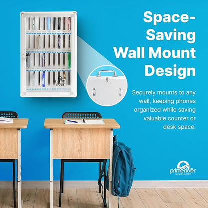 Bulk Supply – Pallet of 40 Cell Phone Lockers | Secure 36-Slot Storage Cabinets for Classroom, Gym & Office | Portable & Wall-Mounted Organizers