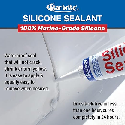 STAR BRITE Silicone Sealant Black 2.8 OZ. (082103)