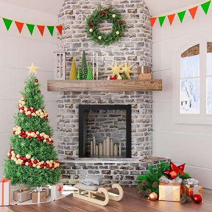 1 Pack Large Shelf Brackets Long Floating Shelf Bracket Invisible Floating Shelf Hardware Heavy Duty Floating Mantel Brackets(56"X4"X1.5")