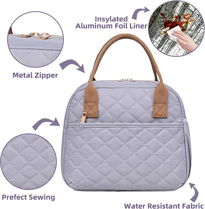 CAMTOP Lunch Box for Women Men Insulated Lunch Bag Lunch Tote Bag Leakproof Thermal Cooler Large Capacity for Travel Work School Picnic