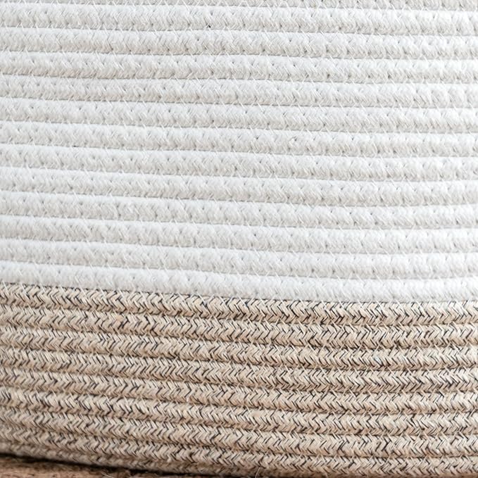 Dog Toy Basket - Cotton Rope Dog Toy Bin With Handle - Cute Woven Pet Toy Box - Perfect Toy Basket For Pets - Storage Baskets For Organizing - Toy Box For Dogs