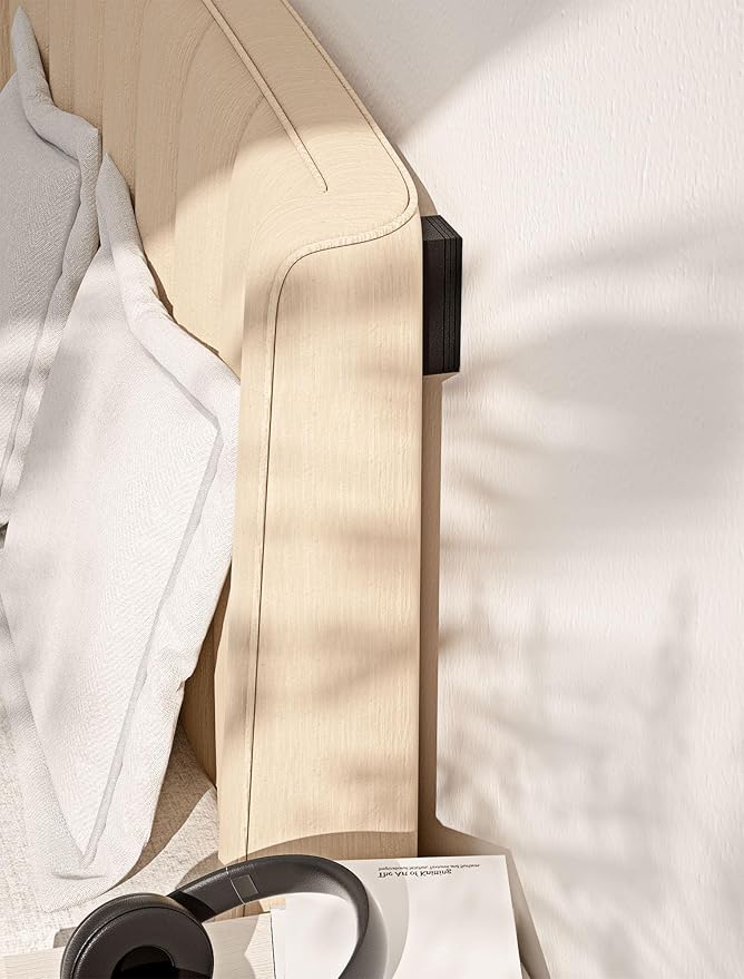 Furniture Wall Protector, 8Pcs(0.71" Thick) + 12Pcs(0.12" Thick) EVA Foam Headboard Stoppers for Wall, Bed Stoppers for Headboard, Bed Frame & Wall Guards, Black Headboard Bumper