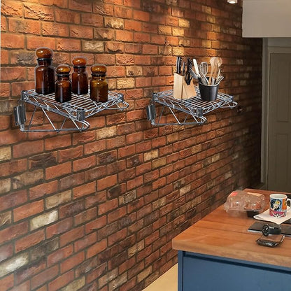 Heavy Duty Chrome Wire Storage Wall Shelf (18" x 54")