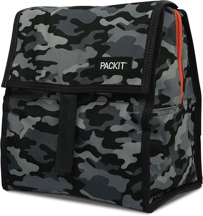 Packit, Bag Lunch Freezable Charcoal Camo