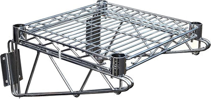 Heavy Duty Chrome Wire Storage Wall Shelf (18" x 18")