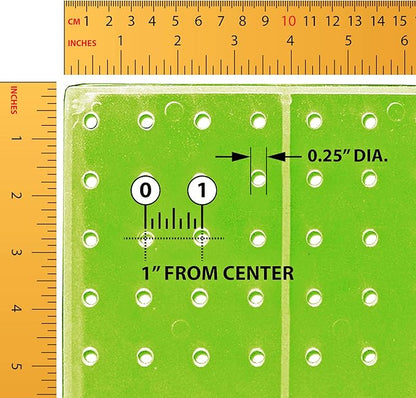 Azar Displays 900940-GRE The DIY Multi-Purpose 10-Piece Pegboard Wall Organizer Kit with One Panel and Accessory Assortment: Hooks, Bins, Headband Holder, Cylinder and Cups. Peg Wall Storage System