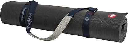 Manduka Yoga Commuter Mat Carrier - Eco-Friendly Cotton, Easy to Carry, Hands-Free, For All Mat Sizes, 68" x 1.5"