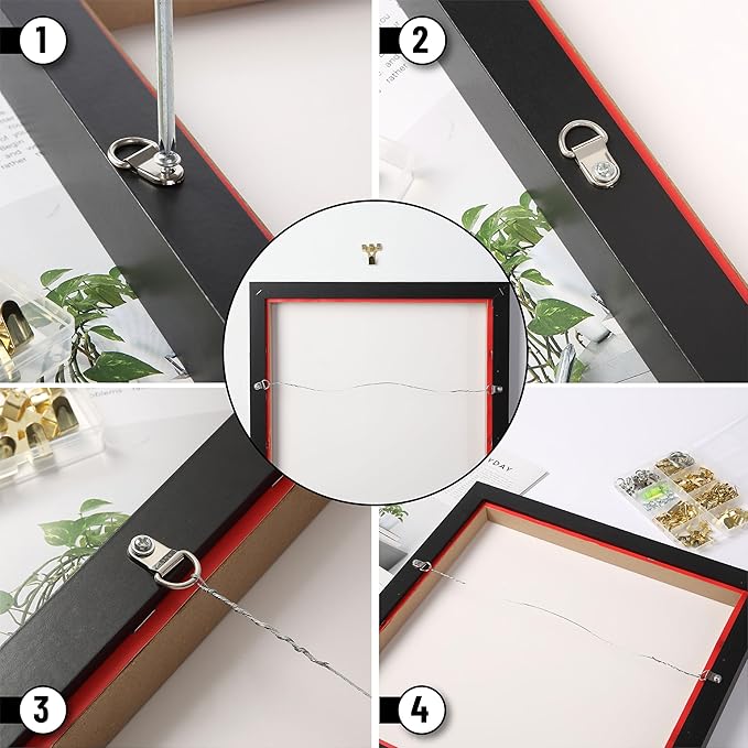 Mr. Pen- Picture Hanging Kit, 276 Pcs, Hangers, Nails, Hooks, Wall Hanging Kit, Frame Hardware