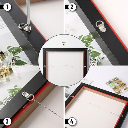 Mr. Pen- Picture Hanging Kit, 276 Pcs, Hangers, Nails, Hooks, Wall Hanging Kit, Frame Hardware