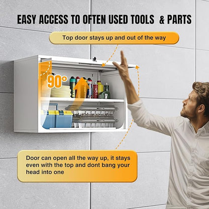 Bathroom Wall Cabinet Medicine Cabinet Over The Toilet Storage Upper Storage Cabinet Metal Wall Cabinet Garage Assembly Required White