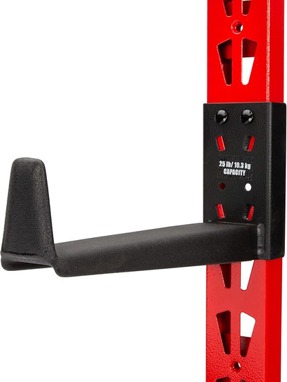 CRAFTSMAN 6-Arm, 10-Inch Deep Cantilever Rack Workshop for Wood, Lumber or Pipe Storage System, Arms Feature Anti-Marring Rubberized Coating and Roll Stops, 150-pound Capacity