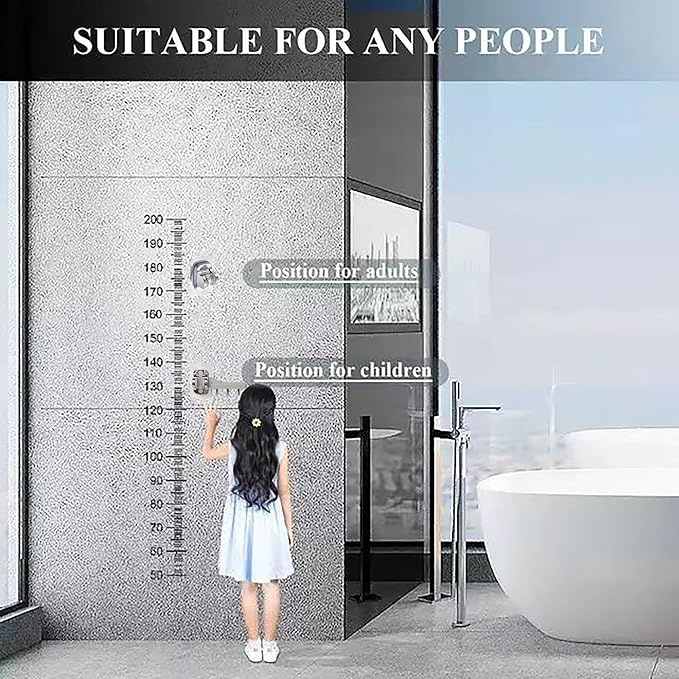 YICI Handheld Shower Head Holder Wall Mount Shower Soap Holder With 3 hook Adjustable Shower Handle Holder Adhesive Shower Hose Holder Shower Bracket (Combination Set(Silver))