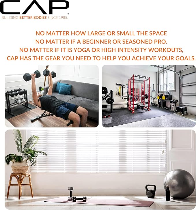 CAP Barbell 24" Utility Rack for Dumbbells, Medicine Balls and Kettlebells