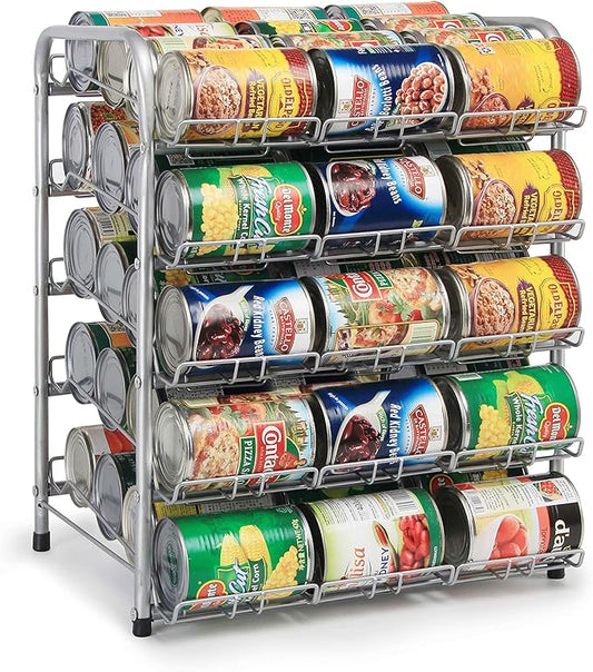 Rice rat Can Organizer for Pantry, Can Rack Can Storage Dispenser for Canned Food (5 tiers)