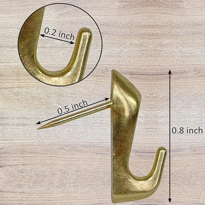 Push Pin Picture Hooks, Push Pin Hangers, Decorative Push Pins for Wall Hanging, Thumb Tacks for Hanging, Bulletin Board Hooks