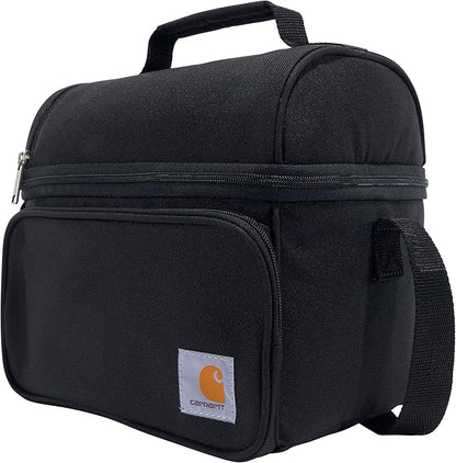 Carhartt Camping Cooler,Worksite Lunchbox,Soft Shell Lunch Bag for Construction Sites,Work and Everyday Use,Black,(Pack of 8)