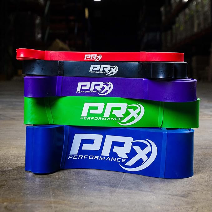 PRx Performance - Resistance & Stretch Band - Perfect for Pull-ups, Chin Ups, Muscle Ups, Power Lifting, Physical Therapy, Mobility Bands, Exercise Bands