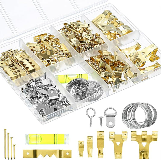 Mr. Pen- Picture Hanging Kit, 276 Pcs, Hangers, Nails, Hooks, Wall Hanging Kit, Frame Hardware