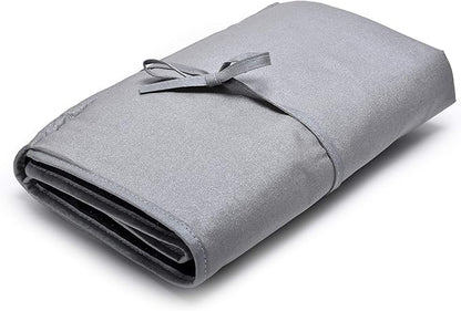 Handy Laundry Portable Ironing Mat - Easily Change Any Flat Surface into an Ironing Board. Features Silicone Slip Resistant Iron Rest to Safely Place Your Hot Iron. Easy to Take Along When Traveling.