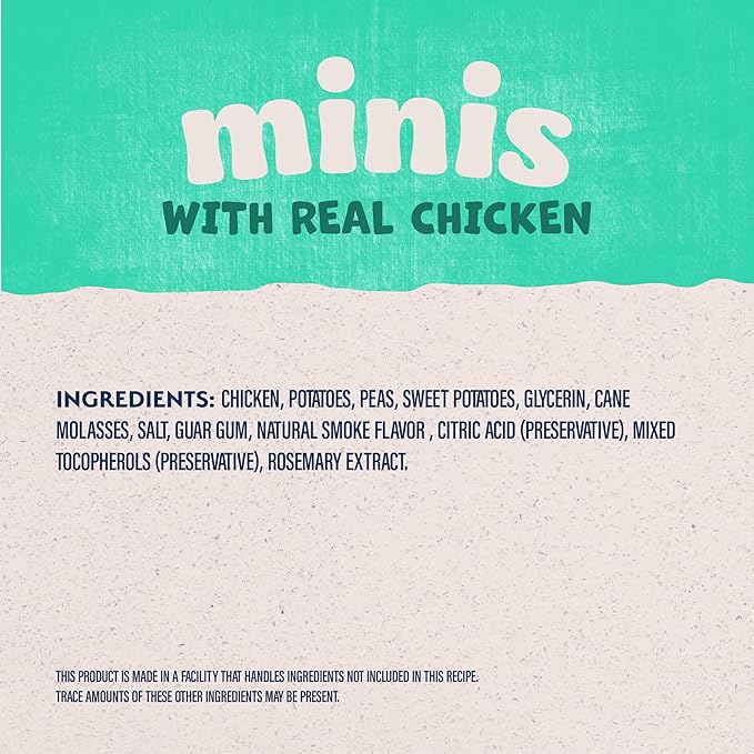 Natural Balance Limited Ingredient Mini-Rewards Chicken Grain-Free, Training Treats for Dogs | 5.3-oz. Canister