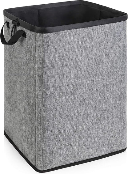 SNIGJAT Clothes Laundry Hamper for Bedroom, Lightweight Dirty Clothes College Hamper Collapsible for Small Space, Sturdy Laundry Basket with Handles for Bathroom Closet, 70 L