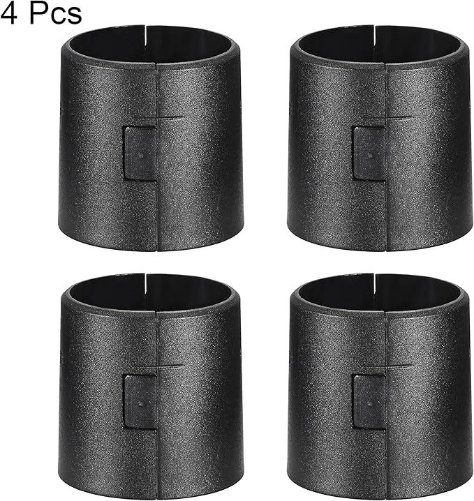 uxcell Wire Shelf Clips 1.5 Inch Wire Shelving Lock Clips Plastic for Wire Shelving System, 4 Pcs