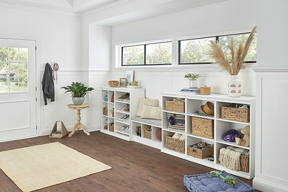 ClosetMaid Modular Storage Shelf Unit with Angled Shoe Shelves, White