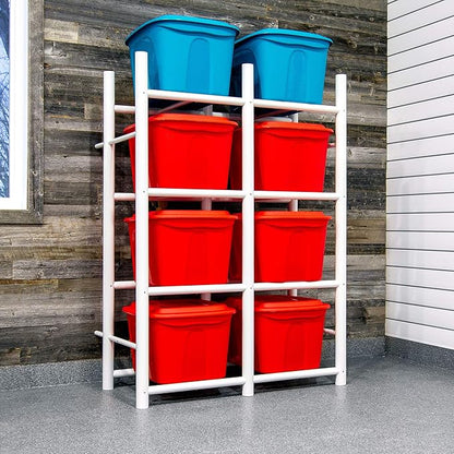 PROSLAT Bin Warehouse Rack – 8 Totes