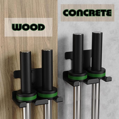 Barbell Rack Barbell Holder Wall Mount Barbell Storage Holder Olympic Bar Hanger for Home, Commercial, Garage Gym
