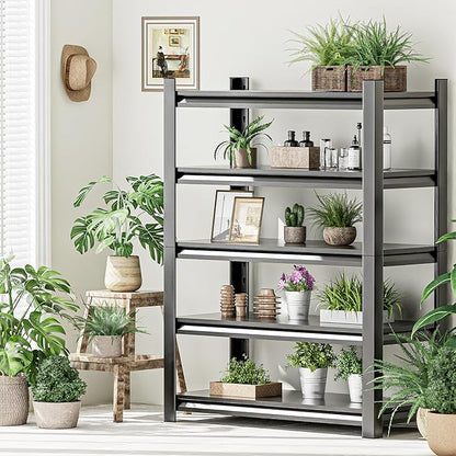 Heavy Duty Garage Shelving,78" Hx39 Wx16 D 5-Tier Storage Shelves,3000 lbs Capacity,Easy Assembly Adjustable Stainless Metal Shelf,Suitable for Garage Basement Office Farmhouse etc