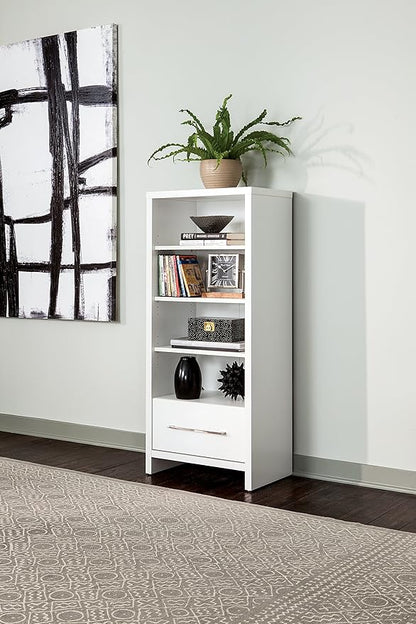 ClosetMaid 1651 Media Storage Tower Bookcase with Drawer White