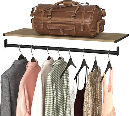 ClosetMaid Modular Storage Shelf and Hang Rod Kit, Sand