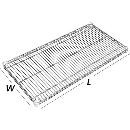 Nexel Nexelon Additional Wire Shelf for Wire Shelving Units, 600-800 lb Capacity, 18"W x 42"L, Blue