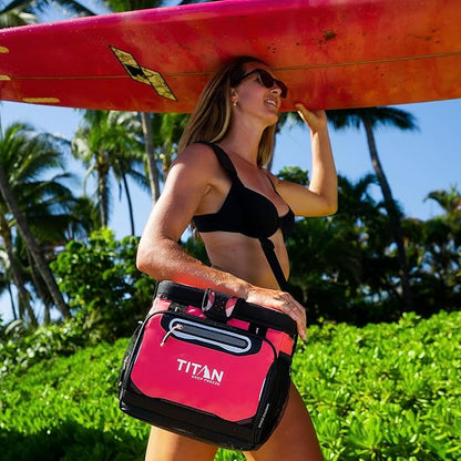 Titan by Arctic Zone Deep Freeze Cooler - Zipperless Hardbody Cooler - Deep Freeze Insulation, HardBody Liner, and SmartShelf