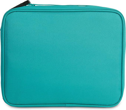 PackIt® Freezable Classic Lunch Box, Teal, Built with EcoFreeze® Technology, Collapsible, Reusable, Zip Closure With Zip Front Pocket and Buckle Handle, Designed for Fresh Lunch On the Go