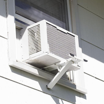 Air Conditioner Support Bracket - Heavy Duty Window AC Mount, Supports Up to 10,000 BTU & 88 Lbs. (Pack of 2)