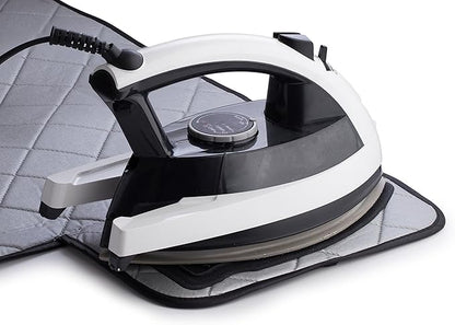 Handy Laundry Magnetic Ironing Mat, Change Any Flat Surface into an Ironing Board, Silicone Slip Resistant Iron Rest to Safely Place Your Hot Iron, Easy to Take Along When Traveling, (19 x 28 Inches)