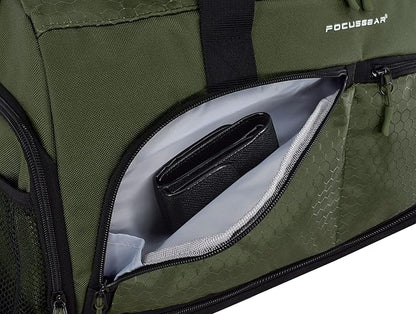 Ultimate Gym Bag 2.0: The Durable Crowdsource Designed Duffel Bag with 10 Optimal Compartments Including Water Resistant Pouch