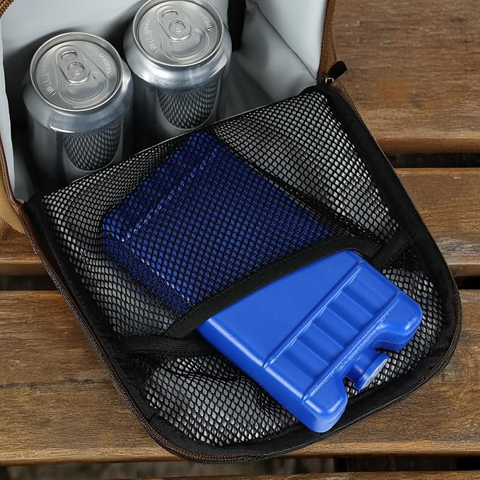 Carhartt Insulated Lunch Cooler For Men and Women, Fully Insulated Lunch Pale for Everyday Use, Carhartt Brown