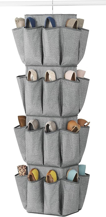 Whitmor Rotating Crosshatch Gray Closet Organizer 10 x 15 x 48 inches