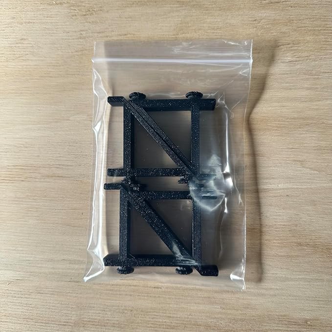 Garage Storage Utility Hooks (4-Pack) – Keyhole Shelving Hook Fits Standard Boltless Uprights – Strong Organization for Workshop & Shelves (Black)