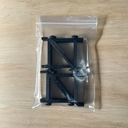 Garage Storage Utility Hooks (4-Pack) – Keyhole Shelving Hook Fits Standard Boltless Uprights – Strong Organization for Workshop & Shelves (Black)