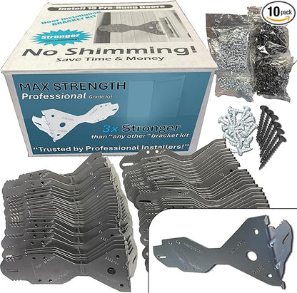 EXPR® Premium Door Install Kit - Max Strength (Secures Both Sides) | Official Door Stud® Bracket