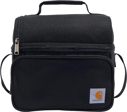 Carhartt Camping Cooler, Worksite Lunchbox, Soft Shell Lunch Bag for Construction Sites, Work and Everyday Use, Black