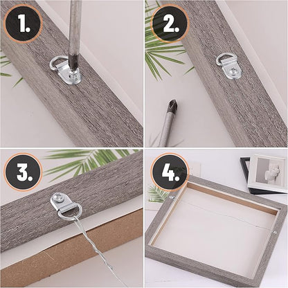 Mr. Pen Picture Hanging Kit, 220pc - Wall Hangers, Picture Hangers, Nails, Hooks