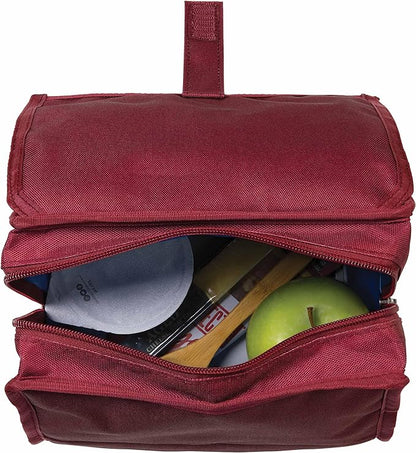 PackIt® Freezable Lunch Bag, Ruby, Built with EcoFreeze® Technology, Foldable, Reusable, Zip and Velcro Closure with Buckle Handle, Designed for Work Lunches and Fresh Lunch On the Go